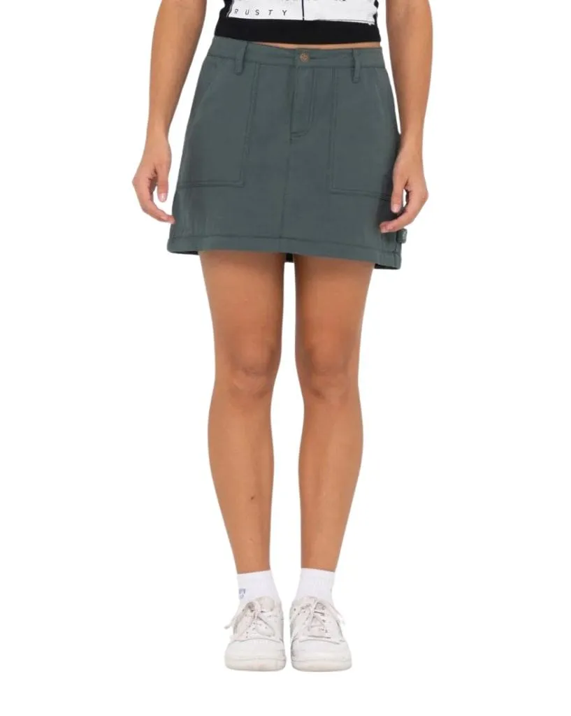 Billie Low Rise Ripstop Zip Off Skirt