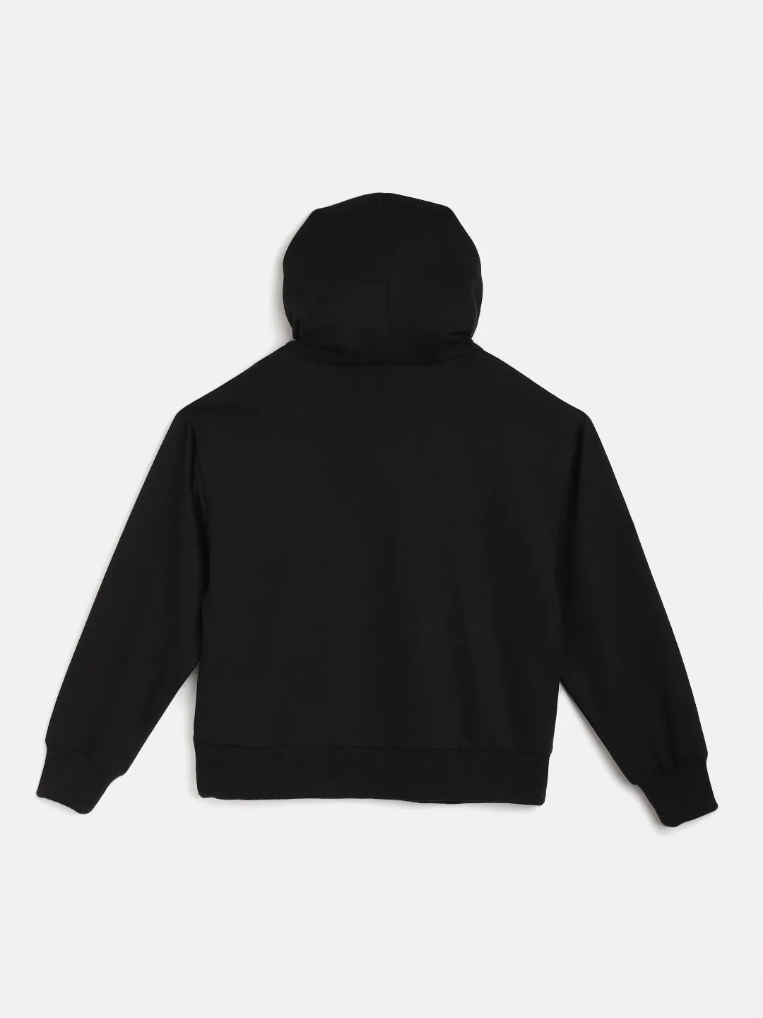 Girls Black Terry Vibes Sweatshirt