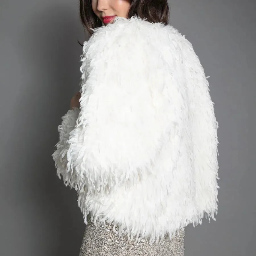 Marmot Fur Jacket Cream